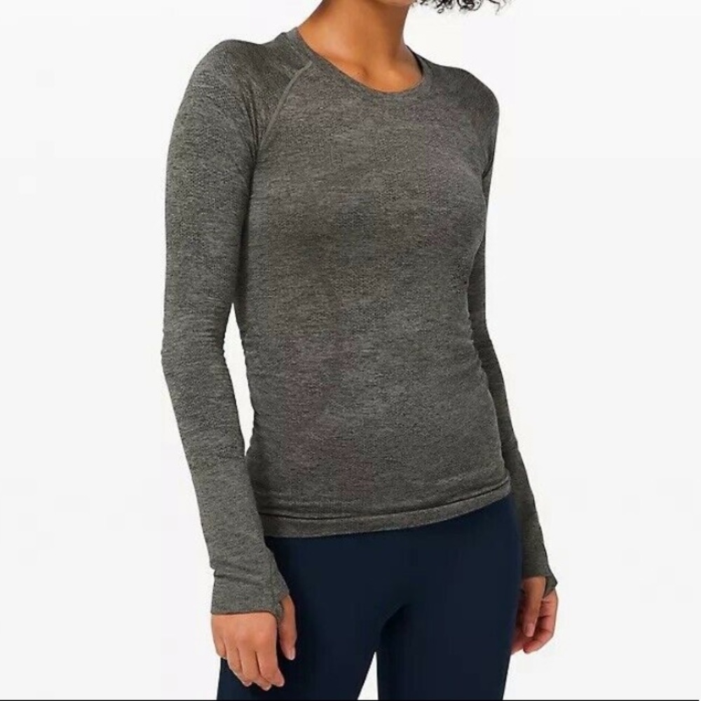NWT Lululemon Swiftly Tech LS 2.0, 6, VMCB/GRSG